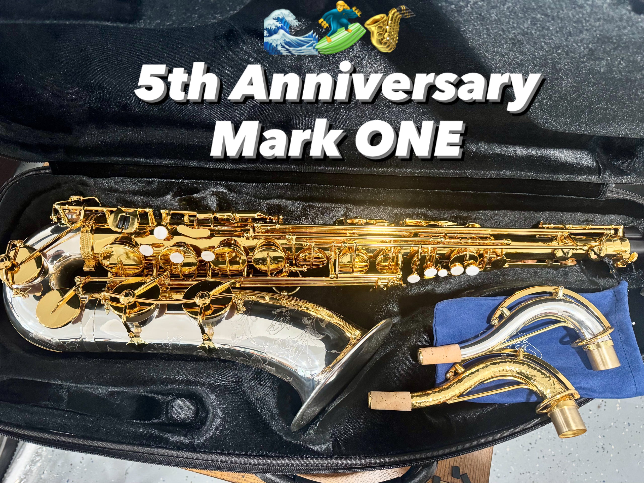 5th Anniversary Mark ONE Tenor Saxophone in 925 Sterling Silver!