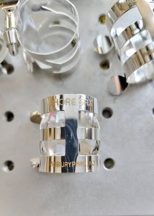 Triple Ring Ligature for Metal Tenor Saxophone Mouthpieces