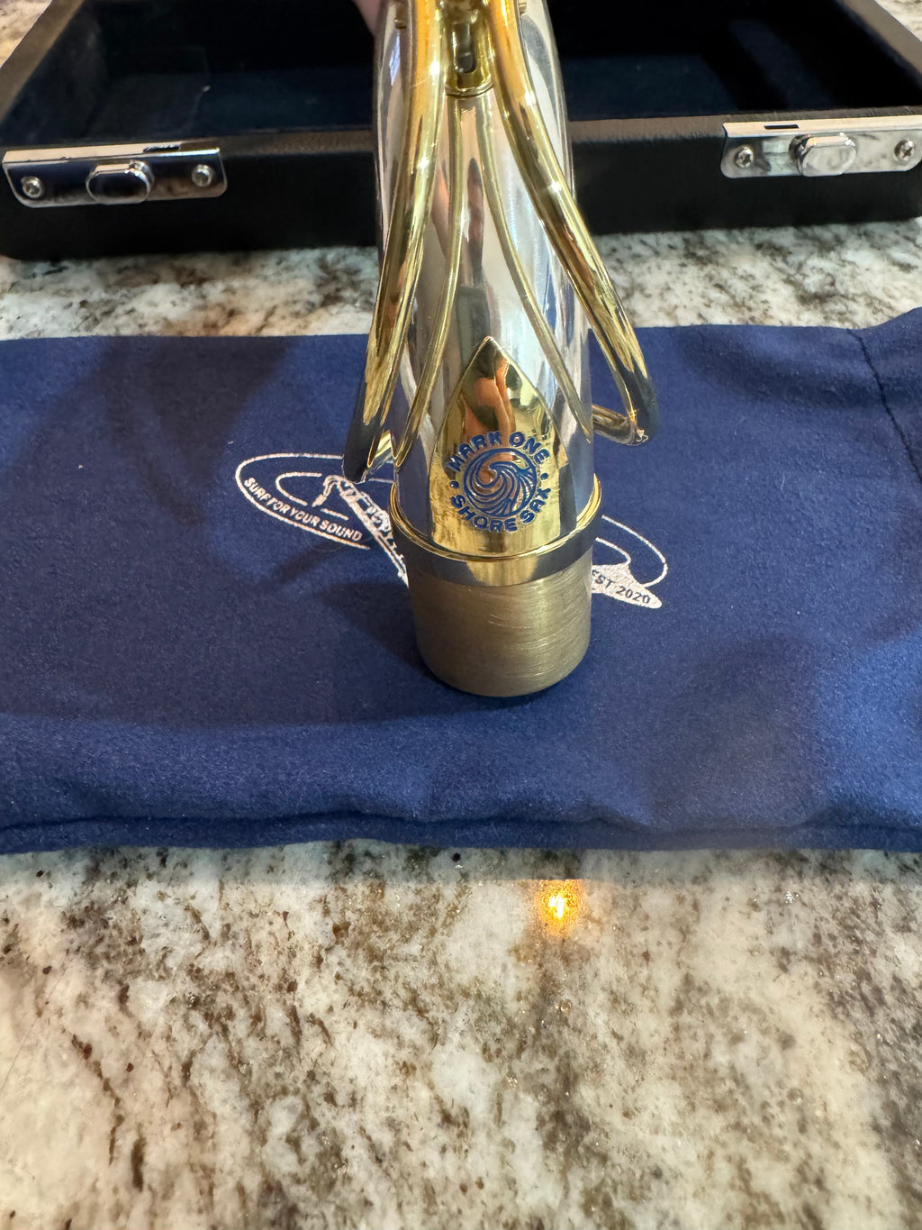 SHORE SAX Mark ONE Neck for Tenor Saxophone: Solid Silver (5 digit Sizing)