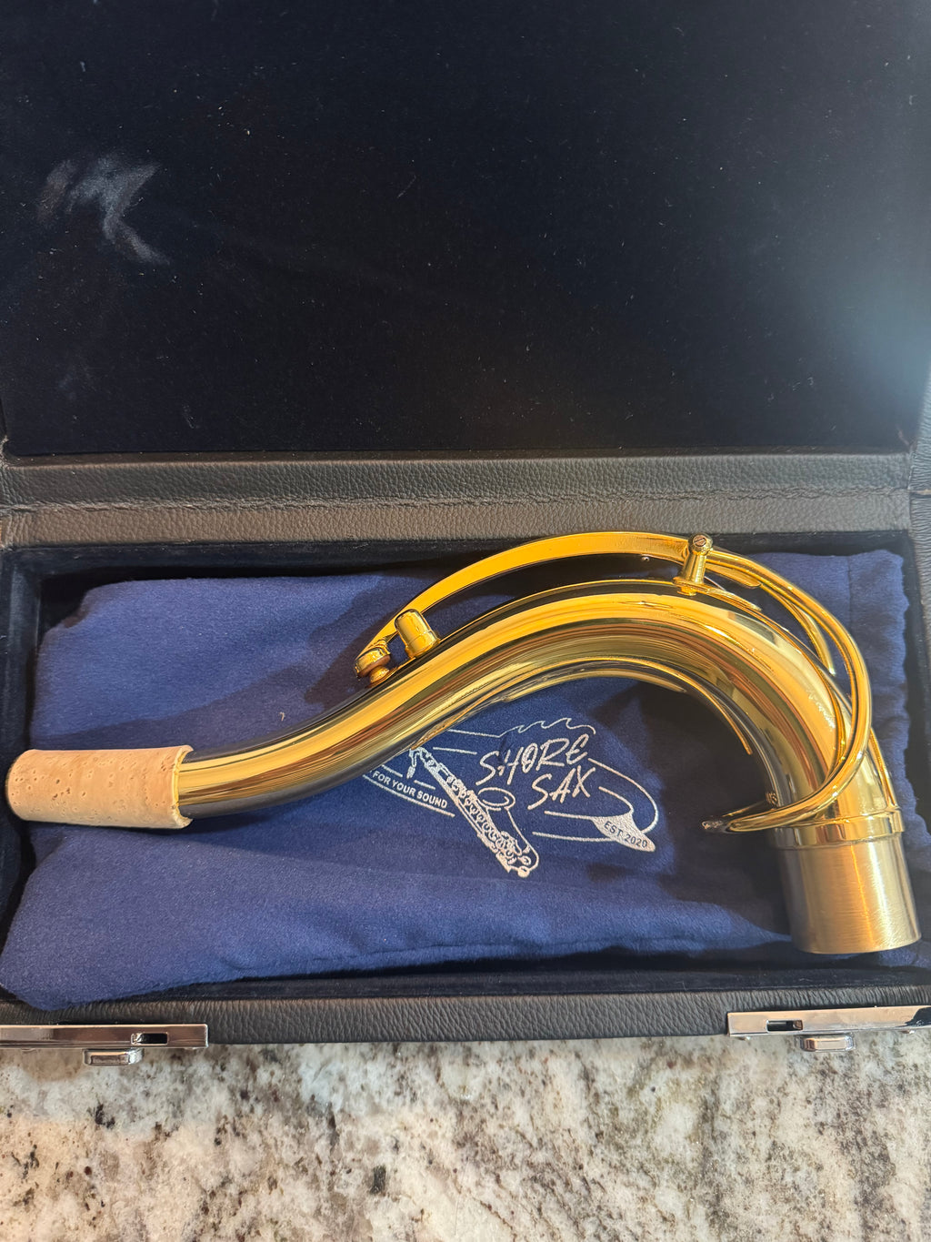 SHORE SAX Mark ONE Tenor Saxophone Neck: Honey Gold Lacquer (5 digit Sizing)