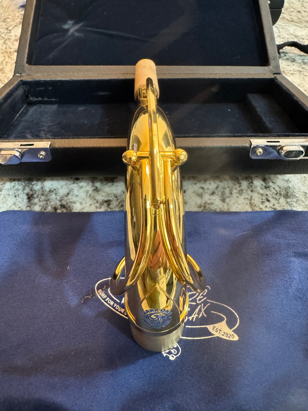 SHORE SAX Mark ONE Tenor Saxophone Neck: Honey Gold Lacquer (5 digit Sizing)