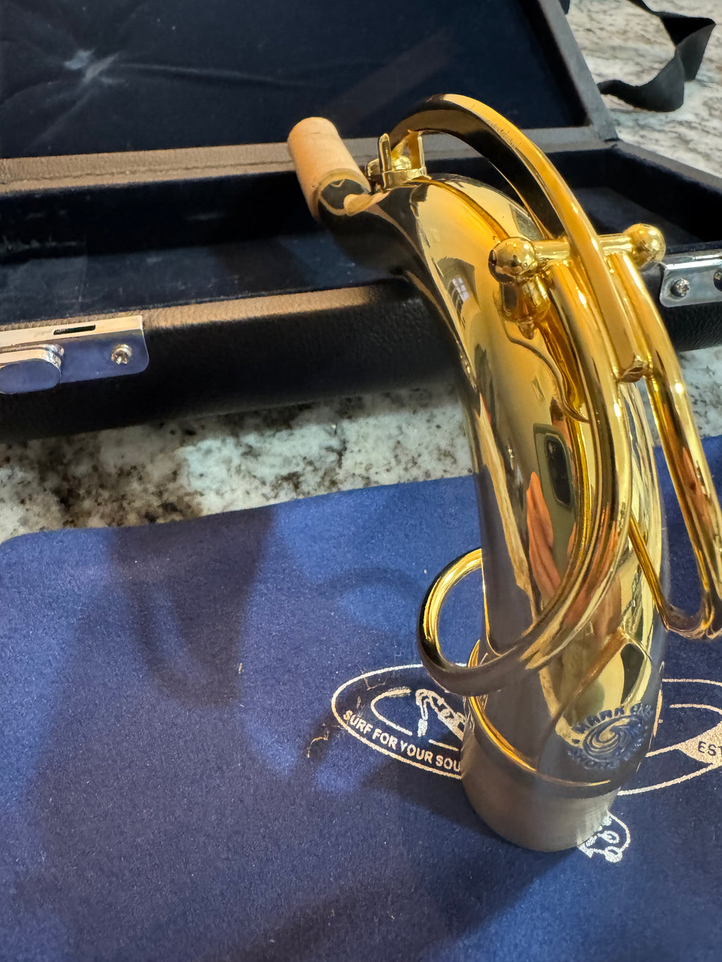 SHORE SAX Mark ONE Tenor Saxophone Neck: Honey Gold Lacquer (5 digit Sizing)