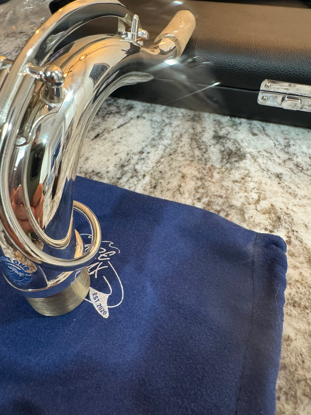 SHORE SAX Mark ONE Neck for Tenor Saxophones: Silver Plated Brass (5 digit Sizing)