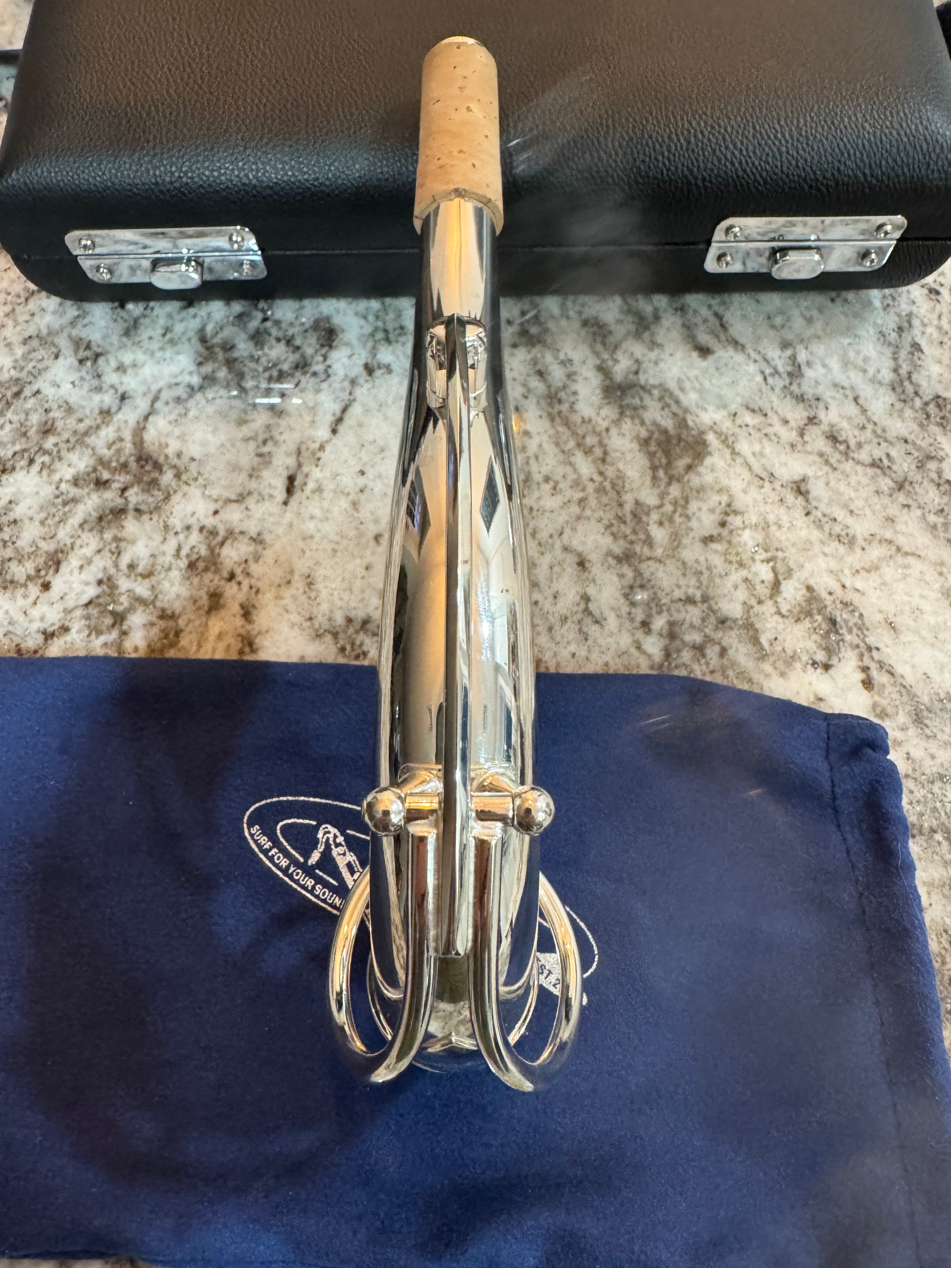 SHORE SAX Mark ONE Neck for Tenor Saxophones: Silver Plated Brass (5 digit Sizing)