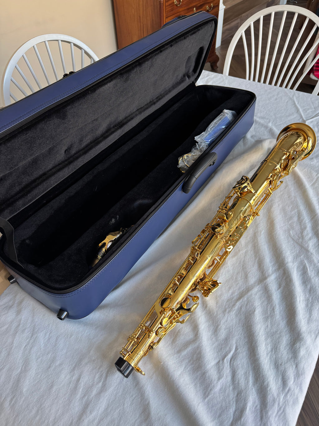 SHORE SAX Flight Case: Straight Alto Saxophone (LR SPECIAL)