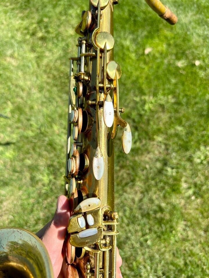1948 King Super 20 Series 1a Transitional "Full Pearls" Tenor Saxophone Serial 297xxx