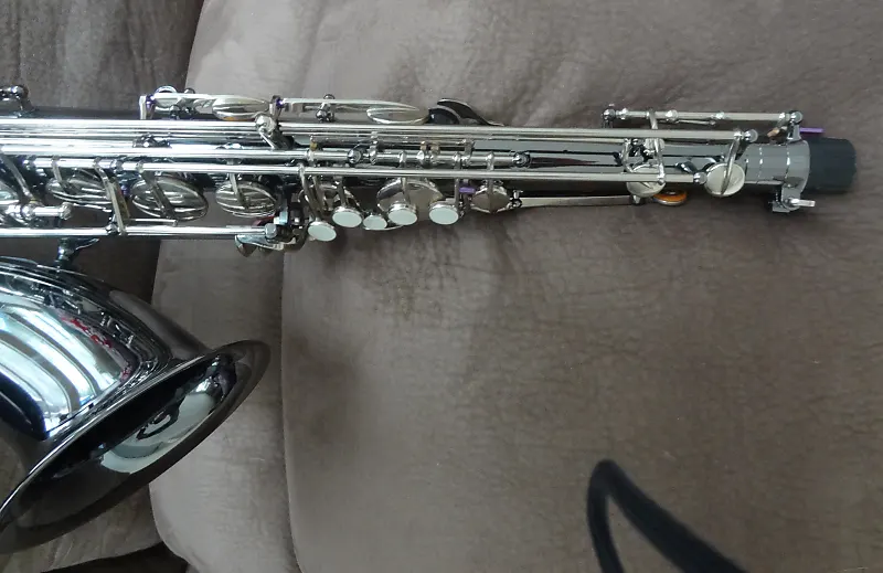Monique Black & Nickel Silver Tenor Saxophone (Selmer Super Action Clone) NOS!