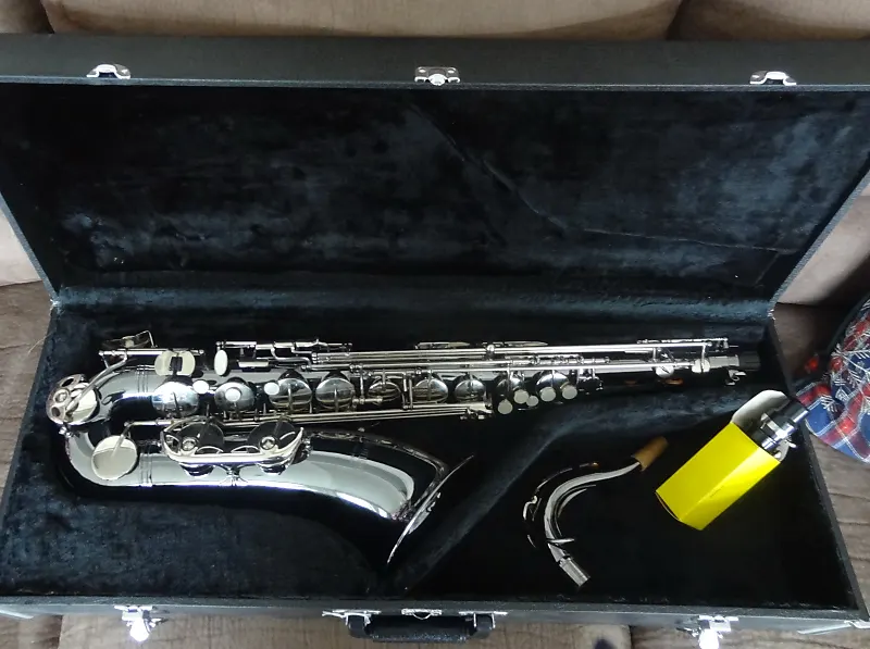 Monique Black & Nickel Silver Tenor Saxophone (Selmer Super Action Clone) NOS!