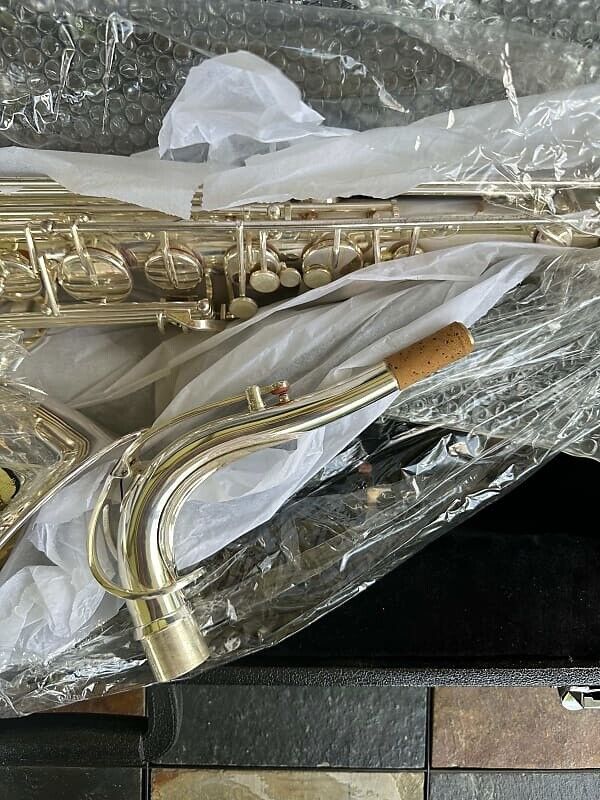 Monique SILVER PLATE Tenor Saxophone NOS!